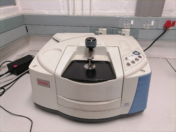 Fourier transform infrared spectrophotometer